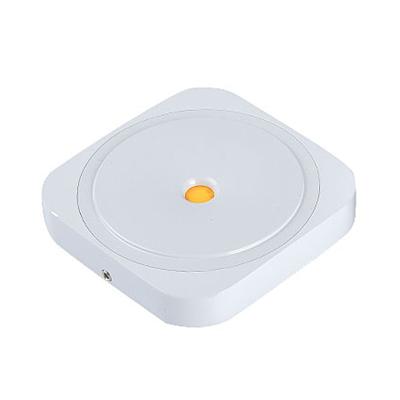 China AC220-240V Modern Super Slim Puck Wardrobe Downlight 3W 5W 7W Chip Square Surface Mounted LED Driverless Cabinet for sale