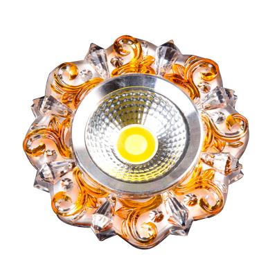 China Modern 3-15W RGBCW ultra anti-glare smart dimmable downlight recessed ceiling spotlight for hotel restaurant home COB LED downlight for sale