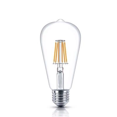 China Dimmable warm white vintage decorative decoration lamp wholesaler ROAD decor e27 a60 globular lighting bulbs led filament bulb for sale