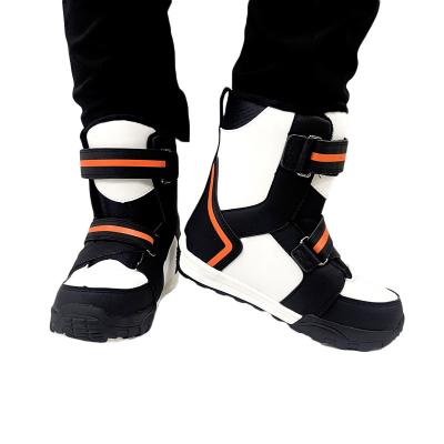 China Children's Snowboard Boots Easy On-Off Ski Boots Waterproof + Warm + Shock Resistant Hook & Loop Fastener for sale