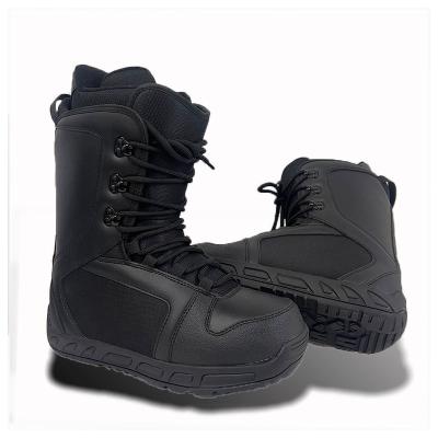 China Shock-absorbing+ non-slip+warm and shock-resistant factory hot sales lace up non-slip anti-collision breathable upper snowboard boots for sale