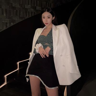 China Summer Breathable New Arrivals Fashion Sexy Suit Cloth Skirt High Waist Irregular Cut Sequin Skirt Office Ladies Temperament Street for sale