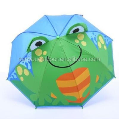 China All In 1 Creative Frog Pattern Child Umbrella 3D Model Umbrella For Kids Umbrella Wholesale Sunshade For Children for sale