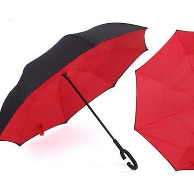 China All In 1 Color Reverse Umbrella Low Price Double Layer Inverted Umbrella For Car Inverted Reverse Umbrella For Travel for sale