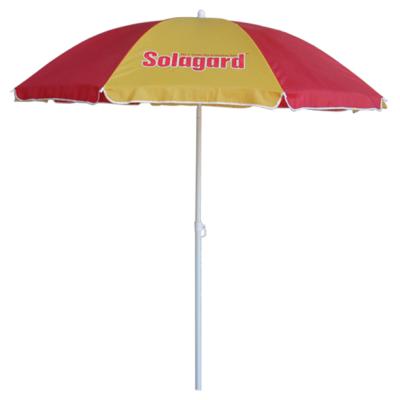 China Modern Hot Sale Promotion Umbrella Mix Fabric Color Umbrella Beach Umbrella Beach Umbrella Polyester for sale