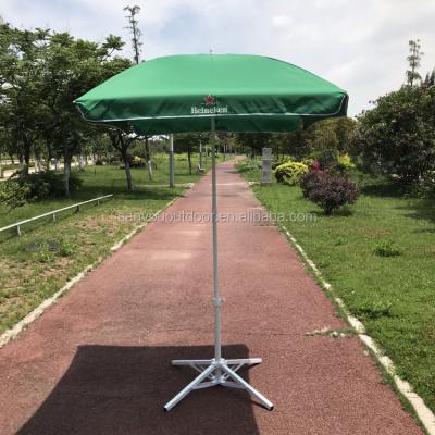 China 2019 Modern New Design Printing Advertising Umbrella Sunshade Beach Umbrella Cheap Square Custom Polyester for sale