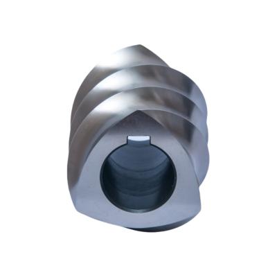 China Partes de extrusores de doble tornillo de alta precisión con elemento de tornillo triplo para extrusión en venta