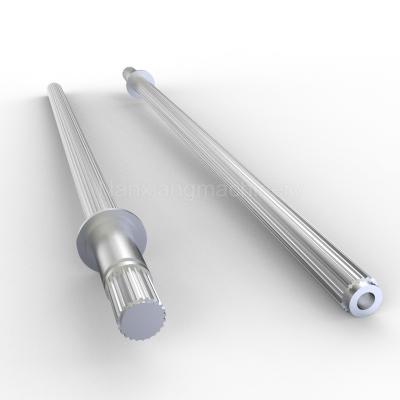 China Dauerhafte Hochdrehmoment-Twin-Schraub-Extruder Hexagonal-Welle-Spline für die Gummiindustrie zu verkaufen