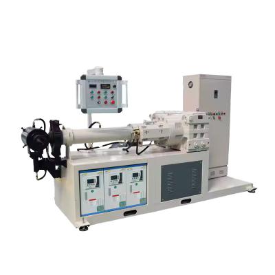 China Mini Twin Screw Pelletizing Line for Small Lab Scale PVC and WPC Pipe Production for sale