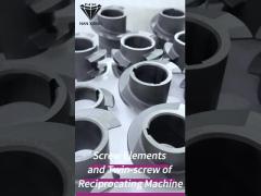 Screw Elements and Twin-screw of  Reciprocating Machine