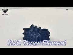 extruder machine sme screw element and barrel twin screw extruder parts 350mm mixing zone