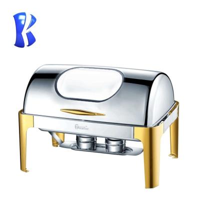 China Desgin OKEY Factory Price Modern Supplying Equipment Buffet Display Stainless Steel Food Warmers Chafing Dish for sale