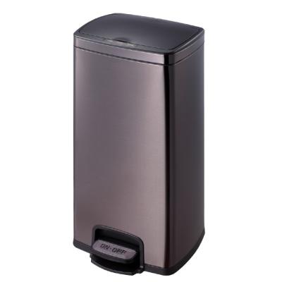 China Sustainable Hot Selling European American Style With Eco-friendly Atmosphere High-end Hotel Pedal Trash Can With Lid for sale