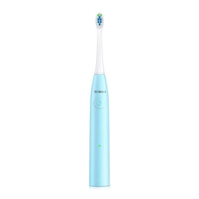 China Teeth Cleaning Beschoi Wholesale 360 ​​Electric Toothbrush Slim Wireless Ultrasonic Minimalist Oral Care Electric Rechargeable Toothbrush for sale