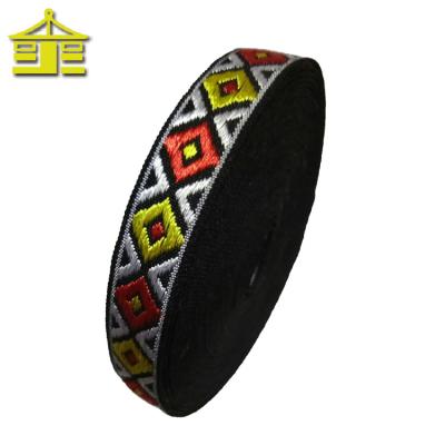 China Plain Face Personalized 100% Polyester Woven Ribbon Jacquard Decorative Custom Ribbon for sale