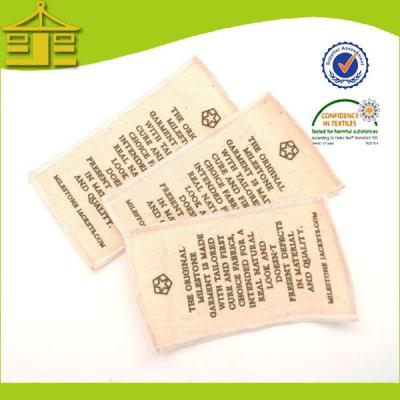 China Viable High Quality Clothing Labels Head Wash Care Label Printing For Clothing / Towel , Pre Printed Label for sale