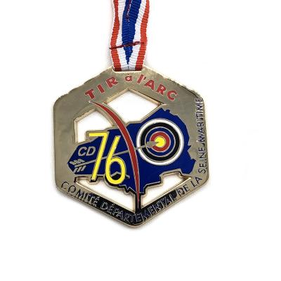 China Europe Custom Low Cost High Quality Metal Plated Alloy Running Sports Marathon Medals for sale