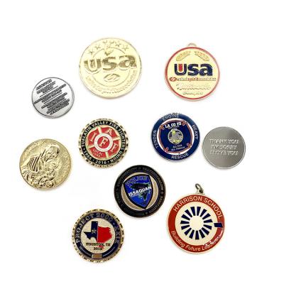 China Professional Gift / Decoration Promotion Recommend Wholesale Custom Metal Souvenir Coins for sale