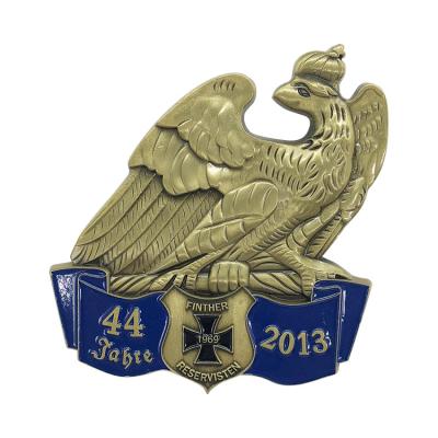 China Cheap Custom OEM Police Officer Europe Logo Hardware Metal Fancy Badge High Quality Badges for sale