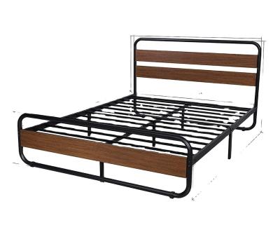 China Special Hot Selling Heavy Duty Full Metal Storage Platform Frame Bed With Underbed Storage for sale