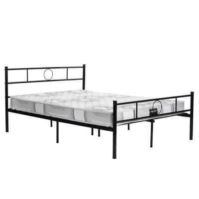 China Custom Made Foldable Bedroom Furniture Great Price Iron Bed Frame Queen Size Easy To Use Popular Home Bed for sale