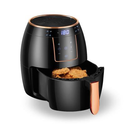 China New Hotel Design Amazon 5L LCD Display Digital Air Fryer for sale