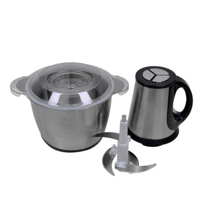 China High Quality Food Processor Stainless Steel Grinder Chopper Electric Automatic Mincing Machine Hotel Chopper for sale