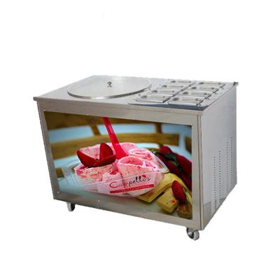 China Snack Factory Frying Ice Cream Machine/Fried Ice Cream Machine/ Ice Cream Roll Machine for sale