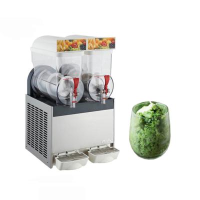 China Super Commercial Ice Cream Hotel Quality Drinks 2 Bowls Granita Slush Machine Frozen Slush Machine for sale