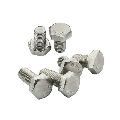 China 316L 2205 stainless steel hex sus304 bolt din933 a2-70 2 inch bolt for sale