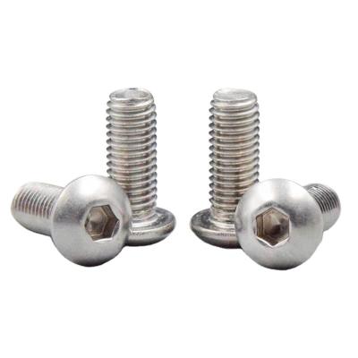 China Factory Price Stainless Steel Hex 304 ISO7380 Socket Button Head Bolts Screw A2 for sale