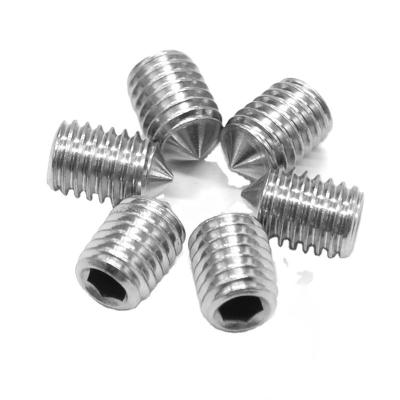 China A2 A4 Stainless Steel Hex Socket Stainless Steel Worm Set Machine Screw for sale