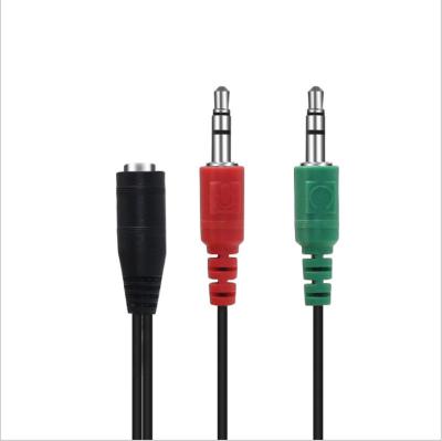 China COMPUTER Audio Cable 3.5mm for Computer Headset Earphone Adapter 3.5 Female to Dual 3.5cm Splitter for sale