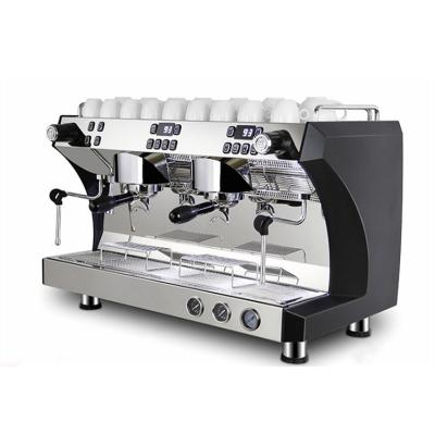 China Hotel Profesional Semi Automatic Double Group Digital Espresso Coffee Coffee Machine for sale