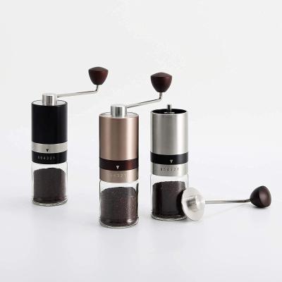 China Hot Sale Amazon Car Portable Crank Espresso Conical Manual Coffee Grinder for sale