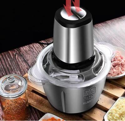 China High Efficiency Home Mini Food Processor Electric Blender Stainless Steel Multifunctional Chopper for sale