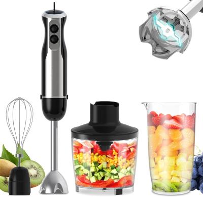 China New Home Appliances Mini High Power 800w Immersion Stainless Steel Multifunctional Stick Hand Blender Set for sale