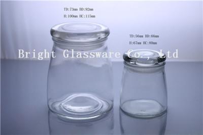 China Clear different size glass candle jar for sale