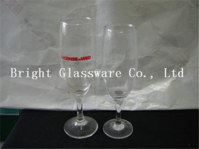 China Clear glass champagne cup, wine goblet glass for party for sale