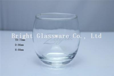 China clear best quality handmade blown glass candle holder wholesale for sale