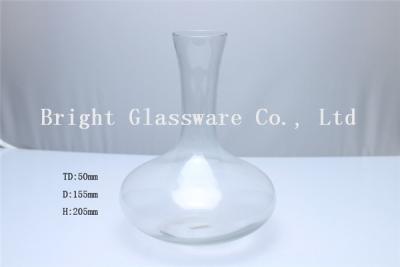 China handmade glass wine decanter for pub for sale