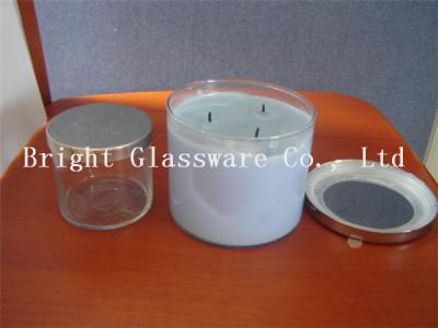 China hot sale candle cantainer, candle cup with metal lid in USA for sale