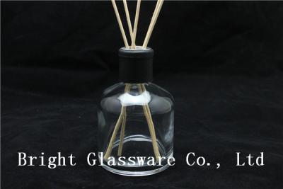 China Glass Empty Reed Diffuser Bottle With Diffuser Rattan for sale