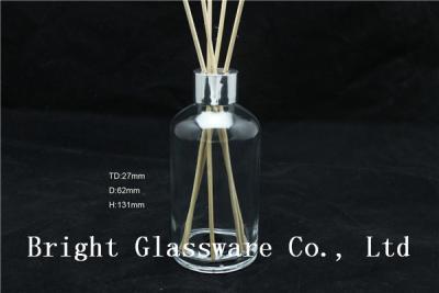 China clear 150ml empty aroma reed diffuser bottle with reed sticks for sale