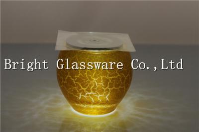 China Gold blown candle holder, decorative candle holder wholesale for sale