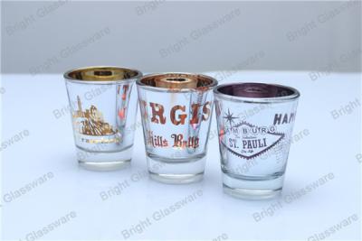 China personalized plated color glass candle holder for decoration for sale