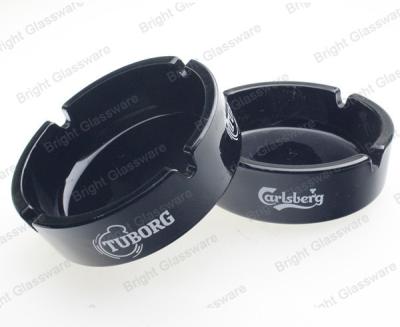 China Luxury round solid color glass ashtray for sale for sale