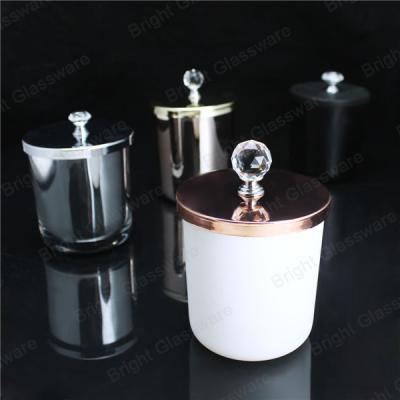 China Newest Design candle metal lid with knob for sale