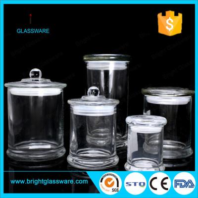 China 3oz 8oz 12oz glass candle jar in stock, best quality clear metro glass jar for sale