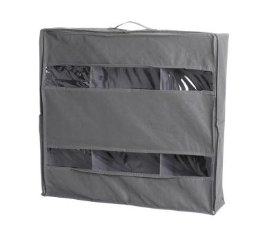 China Manufacturer Best Price Large 6 Grids Sustainable Non Woven Folding Storage Bag Dustproof Storage Bag For Wardrobe for sale